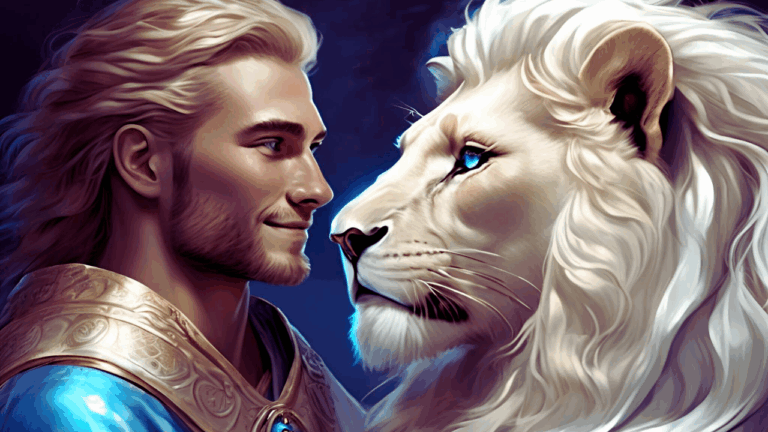 Lion Being Gateway for Confidence. Courage. Clarity.